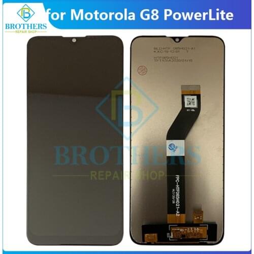 For Motorola Moto G8 Power Lite LCD Display Touch Screen Digitizer With Frame XT2055-2 G8PowerLite LCD Assembly Phone Parts Test