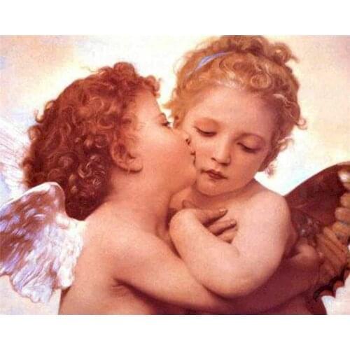 GATYZTORY 60×75cm Painting By Numbers Girl Angel Paint By Number Figure On Canvas Home Decoration DIY Gift Wall Art Picture