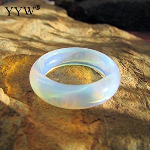 1PC Fashion Trendy Opal Finger Ring Clear Good Quality Fashion Unisex Couple Rings Knuckle Jewelry Bijoux Gifts Wholesale