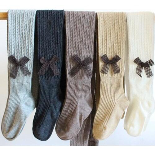Girl Tights 3 year Bow Cotton Pants leggings Winter Lovely Stockings Spring Pantyhose kids Children Tights for girls pantyhose