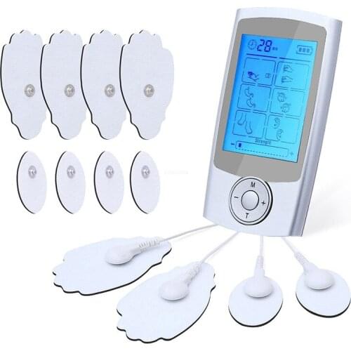 Massager Rechargeable Electric Pain Relief Machine 16 Modes Portable Pulse Massager Muscle Stimulator Therapy