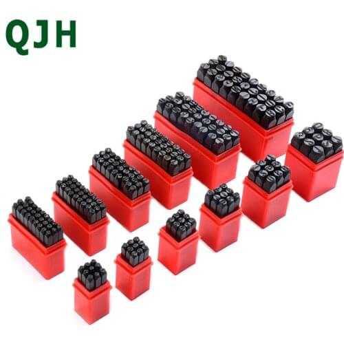 Jewelry stamp handmade stamp steel gold silver metal stamp leather DIY custom LOGO name jewelry tool number letter set seal tool