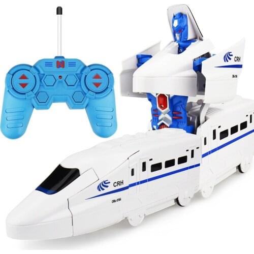 New RC Trains Toy Rails Remote Control Train Model Railway Set Trains Kid Toy Children Electric Train Set Simulation Model Toy