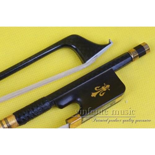 New one Cello Bow Carbon fiber Round Stick Ebony f rog High Quality 1pcs TX -66-1