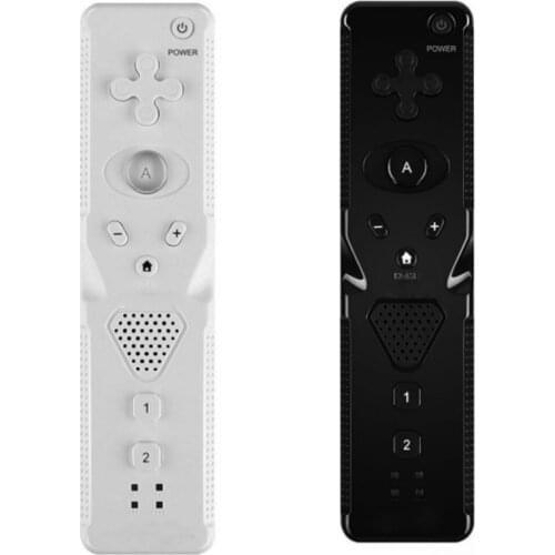 10pcs New Game Controller Gamepad ordinary straight handle black or white for W-i-i Console Game without Motion Plus