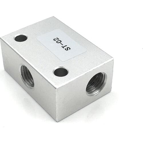 Pneumatic Components Shuttle Valve ST-01/ST-02/ST-03/ST-04 Pneumatic Accessories Aluminum Stainless Steel Ball KV-06 08 10 15