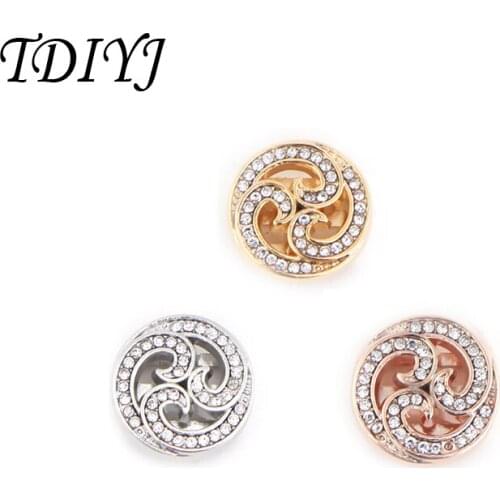 TDIYJ Slide Charm for 10mm Leather/Mesh Bracelet Keeper Bead Charms for Bracelet Keeper 6pcs/lot
