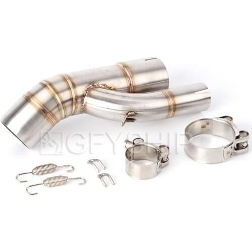 S1000RR For BMW S 1000 RR 2017 2018 Slip on Motorcycle Exhaust Muffler Middle Link Pipe S 1000 RR 2017 2018 Escape Accessories