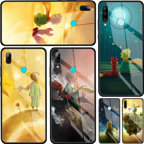 The Little Prince And Fox Glass Phone Case for Huawei P30 P40 Pro P20 Lite P Smart Z Y7 Y9 Y6 2019 for Honor 8X 20 9X Cover