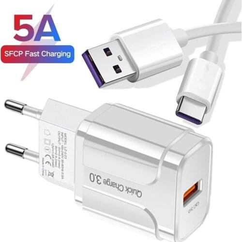 5A Type C USB Data Cable For Samsung S10 S20 A51 A50 A52 Poco X3 Pro nfc m3 f3 f2 Xiaomi mix 4 QC 3.0 USB Quick Charge Charger