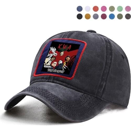 Horror Advisory Dangers Content Straight Outte Nightmares Baseball Cap Dad Trucker Snapback Hat Woman Berets Ponytail Cap Gorras