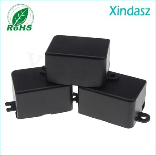 XDL-017 10pcs/Lot) 55*28*23mm plastic enclosure black wall mount enclosure plastic enclosure