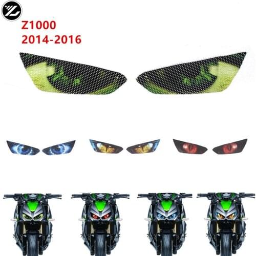 For KAWASAKI Z1000 ninja z1000 2014 2015 2016 Motorcycle accessories headlight protection sticker headlights eye body sticker