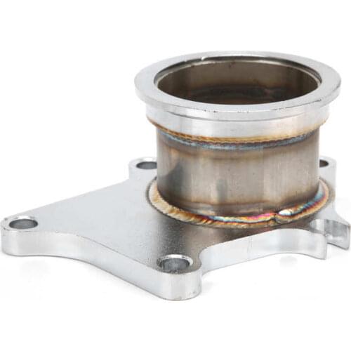 Carregador turbo auto accessorie Car 5 Bolts to V Band Turbo Flange Adapter Set Maintenance Replacement for T3 T3/T4 T3/T04E