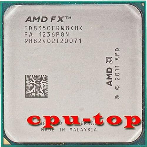 Free Shipping AMD FX-Series FX-8350 FX8350 4.0G 125W FX 8350 FD8350FRW8KHK Eight CORE Socket AM3