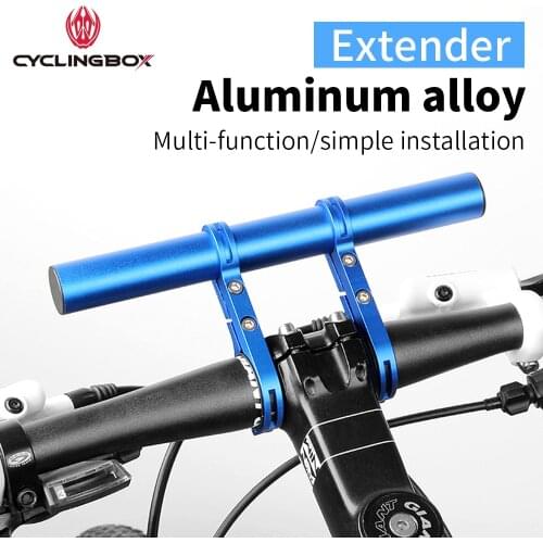 CyclingBOX 20CM Bike Handlebar Extender Alloy MTB Bicycle Bracket For Bike Speedometer Headlight Phone Rack Light Lamp Holder