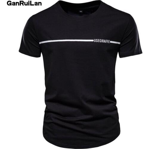 Мужские футболки GANRUILAN China At AliExpress