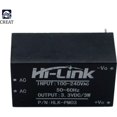 HLK-PM03 AC-DC 220V to 3.3V Step Down Buck Isolated Power Supply Module Power Boots Converter