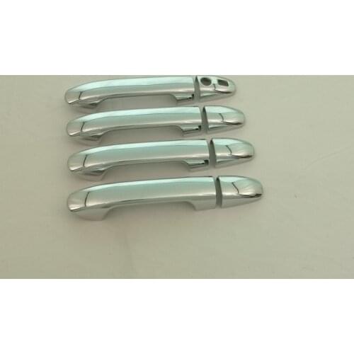 Chrome Door Handle Cover 8 Pcs Set WITH Smart Keyhole For Mercedes Benz Vito Viano Metris W447 2014-2020