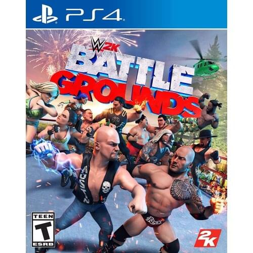 WWE 2K Games Battlegrounds Playstation 4 Original PS4 Product DvD Game Video Gaming station Console Nintendo switch CD Gameplay