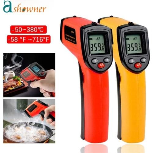 Multifunctional Digital GM320 Infrared Thermometer Non-Contact Temperature Meter Pyrometer IR Laser Point Gun -50~380 degree