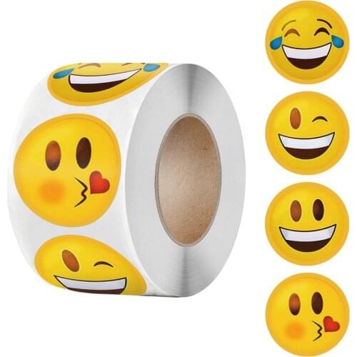 Smileys Cute Sticker Diary Notebook Scrapbooking Decor Sticker Kid Children Kindergarten Reward Stationery Supplies for School