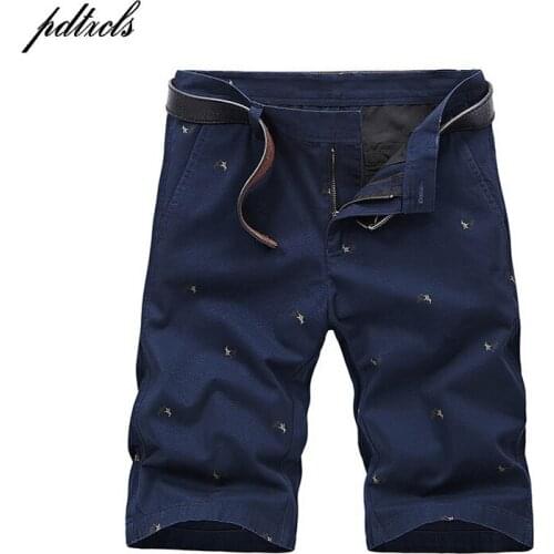 2018 Mens Casual Shorts 100% Cotton MenS Fashion Shorts And In The Open Air Good Shorts Men Solid Slim Man Beach Shorts Homens