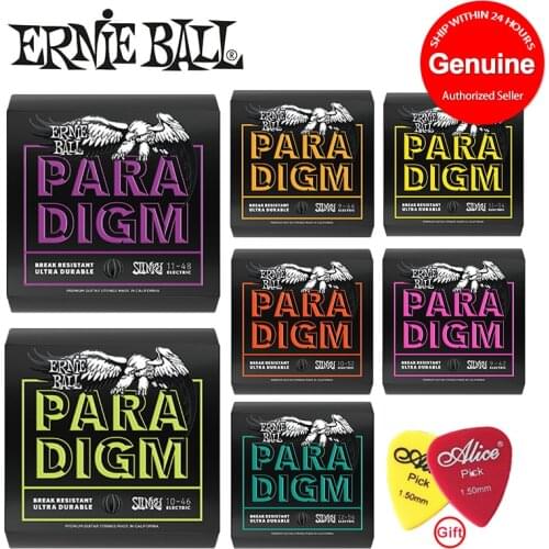 NEW! Ernie Ball Paradigm Electric Guitar String 2021 2023 2026 2027 Regular Slinky Drop Tuning Electric Guitar Strings Wound Set