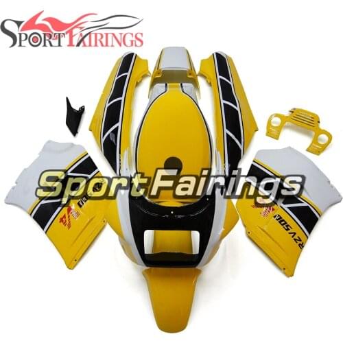 New Complete Fairings Kit For Yamaha RZV500 RD 1985 rzv500 1985 ABS Plastics Motorcycles Black Yellow Body Kits Customize Covers