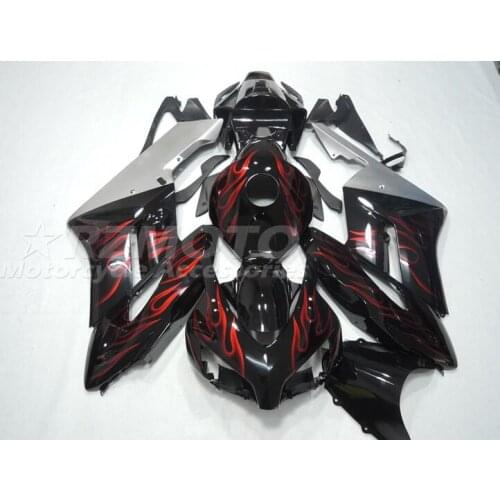 4Gifts New ABS Motorcycle Fairings kit Fit For HONDA CBR1000RR 2004 2005 04 05 Bodywork set Flame red