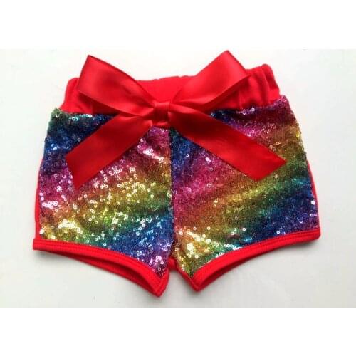 Rainbow Baby Girl Blush Rose Sequin Shorts mermaid Birthday Outfit Sequin Toddler Party Shorts Rose Gold Glittery Sequin pants
