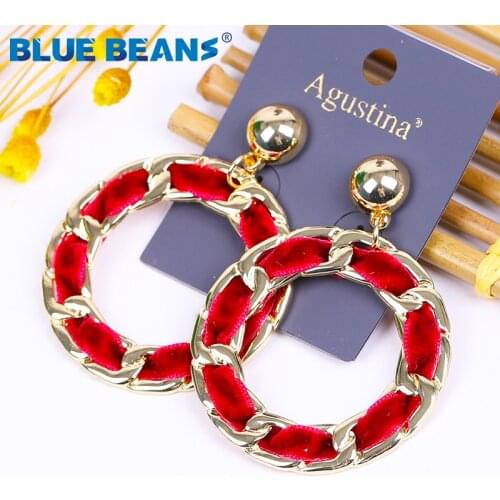 Earrings for Women fashion Drop Dangle Earring Simple Earings Trendy Metal Geometric Statement Party Jewelry Gift Circle Earring