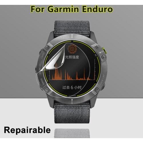 Ultra Clear Screen Protector For Garmin Enduro Soft Hydrogel Protective Film For Enduro Sport Smart Watch (Not Tempered Glass)
