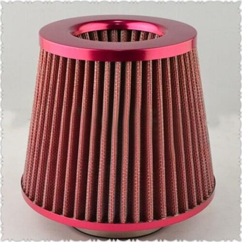 Universal Car Air Filter Vehicle Modified High Flow Mesh Cone Cold Air Intake Accessories NJ88