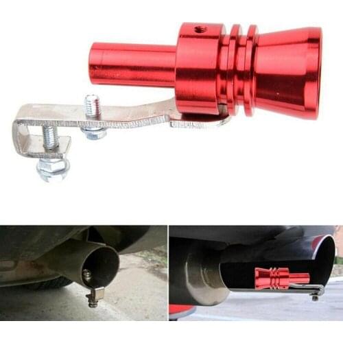 Motorbike Car Exhaust Fake Turbo Whistle Pipe Sound Muffler Blow Off Valve Universal Simulator Whistler