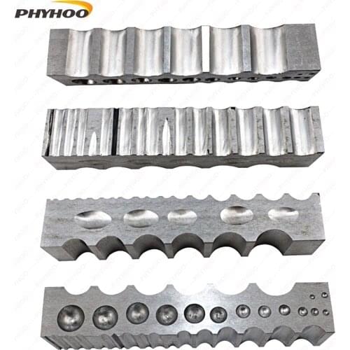 Jewelry Bending & Shaping tool Steel Block Design Forming Block Dapping Jewelry tools