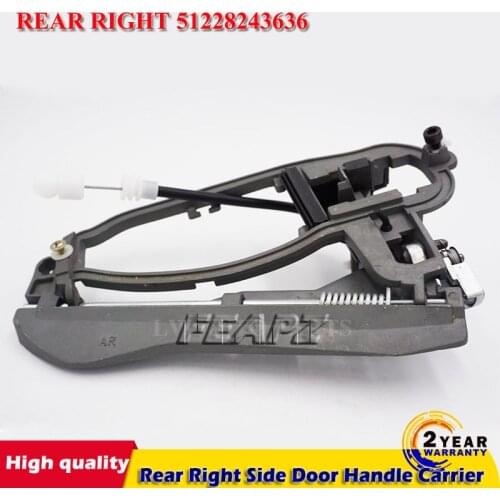 For BMW X5 E53 2000-2007 Rear Right Side Door Handle Carrier 51228243636