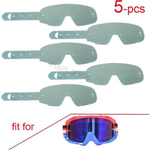 Tear Off Film of Goggles for FOX Sunglasses Lens Protective Rubber Dirtbike Tearable offs Plastic Cover Eyes Safety Accessories