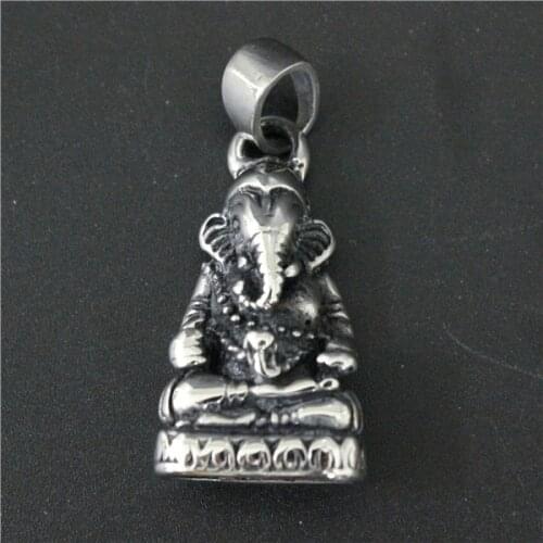 100% Personal Design Punk Thailand Ganesh Pendant 316 Stainless Steel Fashion New Biker Pendant