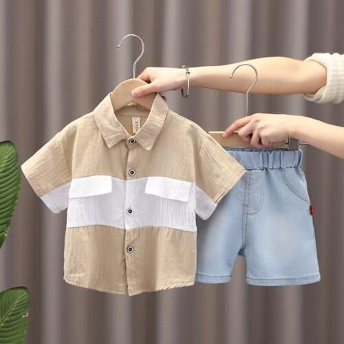 4 Sets/Lot) 2021 New Arrival Boys Summer Clothing Set 050607