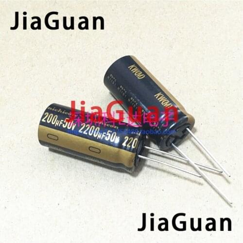 4pcs JAPAN NICHICON KW 50V2200UF 16X35MM audio electrolytic capacitor 2200uF/50v kw 85 degrees FW upgrade version 2200UF 50V
