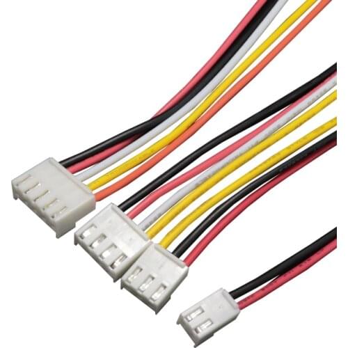 5PCS VH3.96 VH 3.96mm Female Housing Plug Connector Wire Cable 2 3 4 5 6 Pin Socket 20cm 22AWG Wire Length