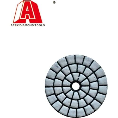 7pcs 3Inch 80MM Black Dry Polishing Pads Resin Diamond Polishing Pad For Marble Concrete Floor Grinding Discs