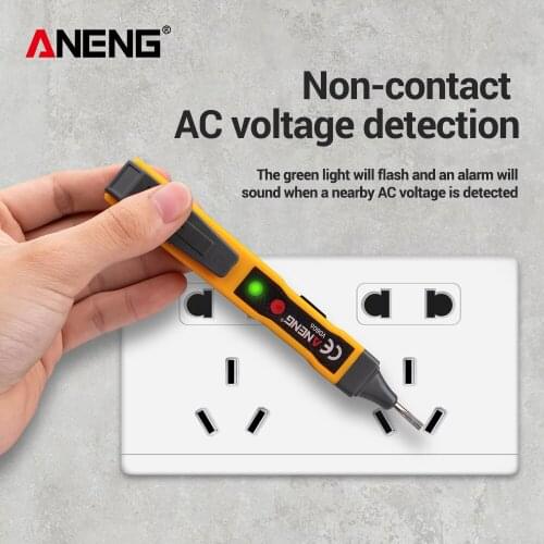 Non-contact Pen Alarm AC/DC Voltage Detector Meter Electrical Circuit Tester Pen Battery Current Sensor Multimeter