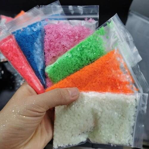 1bag Nail Art Glitter 3D Glow in the Dark Nail Sequins Luminous Star Flower Slices Nails Decor Paillette Fluorescent Flakes 1kg