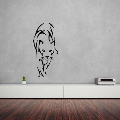 Large Panther Vinyl Wall Art Decal For Home Bedroom Live Home Nursery Decor Kids Room Wall Sticker Decals Animal Sticker C124
