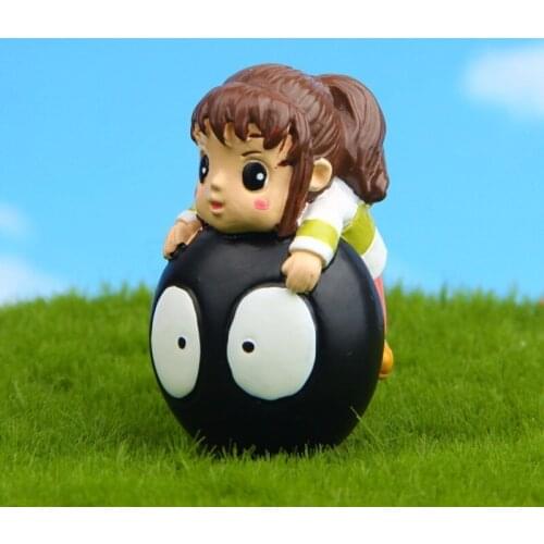 Girl Hold Dust Elf Doll Miniature Dollhouse Garden Home Bonsai Decoration Mini Toy Craft Ornaments Micro Decor DIY Accessories