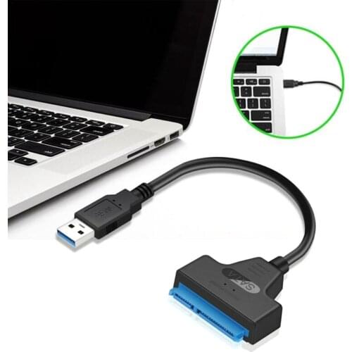 USB 3.0 to SATA Cable Hard Disk Drive External Power Cord for 2.5 inch HDD SSD Hard Drive Adapter Cable Plug Adapter
