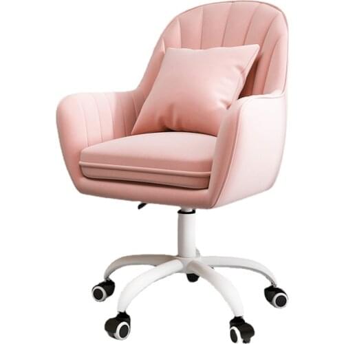 YL Computer Chair Home Comfortable Backrest Office Seating Girls Lovely Bedroom Student Desk Turn Chair