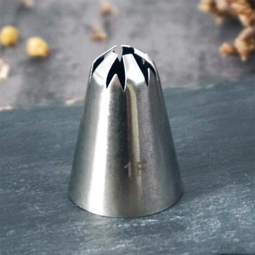 #1F Piping Nozzle Cake Decorating Drop Flowers Cream Pastry Cupcake Sakura Icing Tip Create Cherry Blossoms